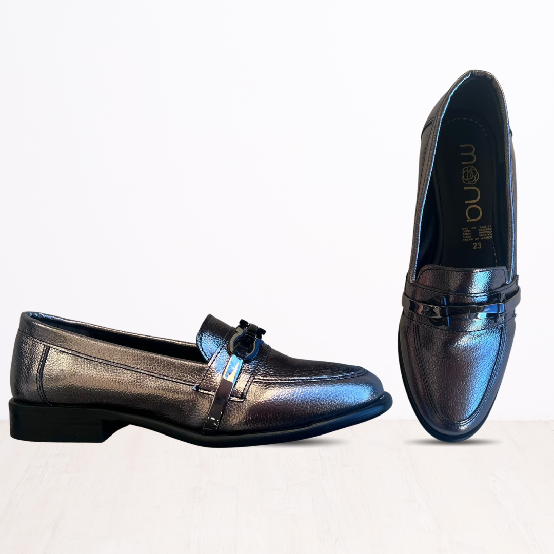 Flats con tacón cuadrado 1010R