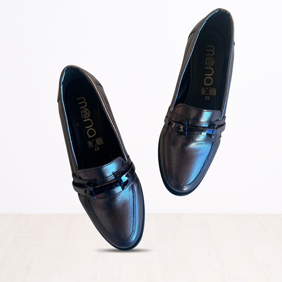 Flats con tacón cuadrado 1010R