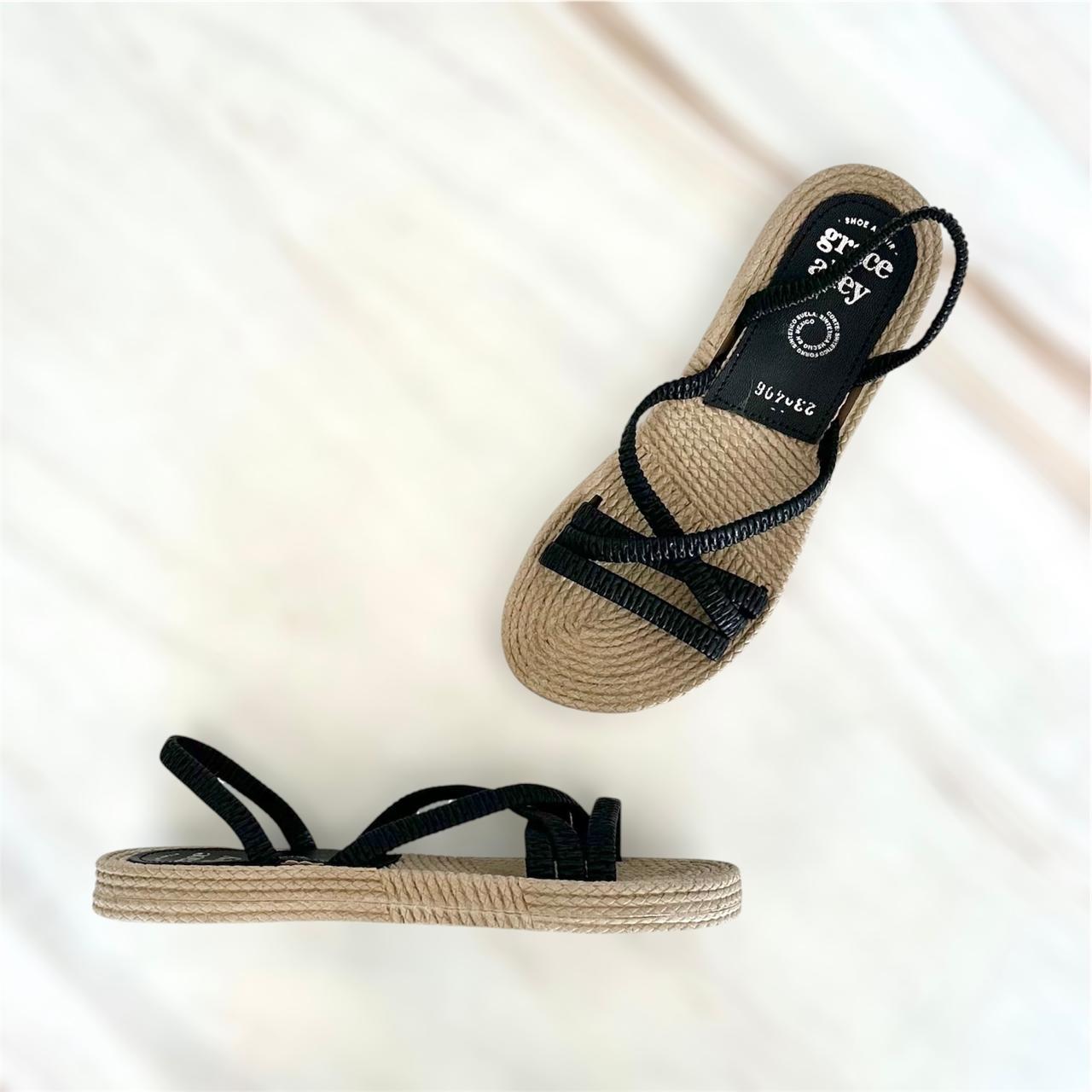 Sandalia de tiras cruzadas 406