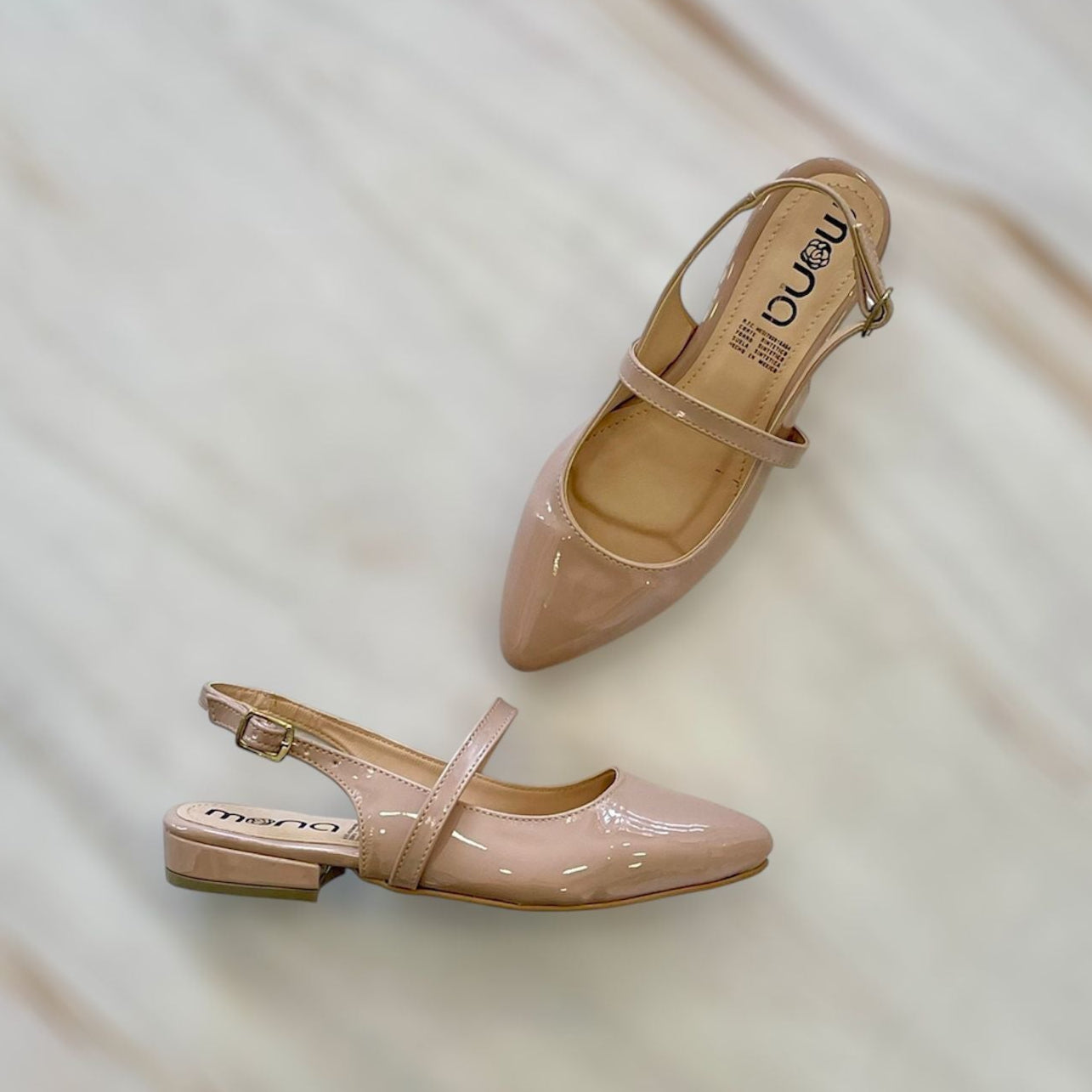 Flats de Charol con Tiras 2533