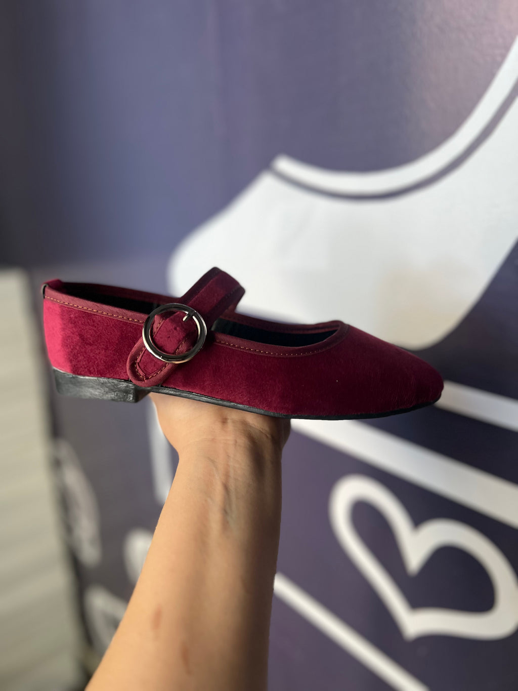 Flats de gamuza 140