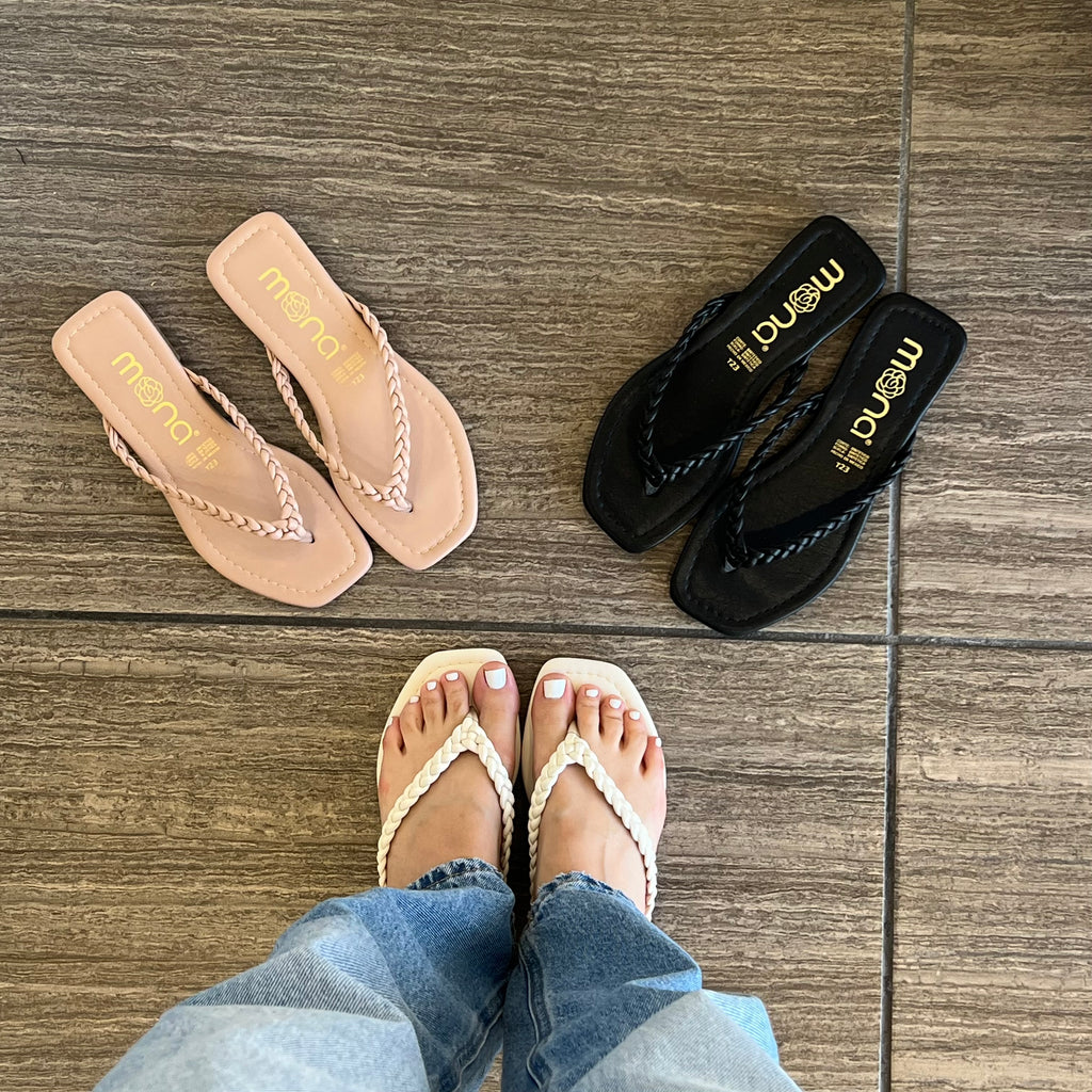 Sandalia de trenza 516
