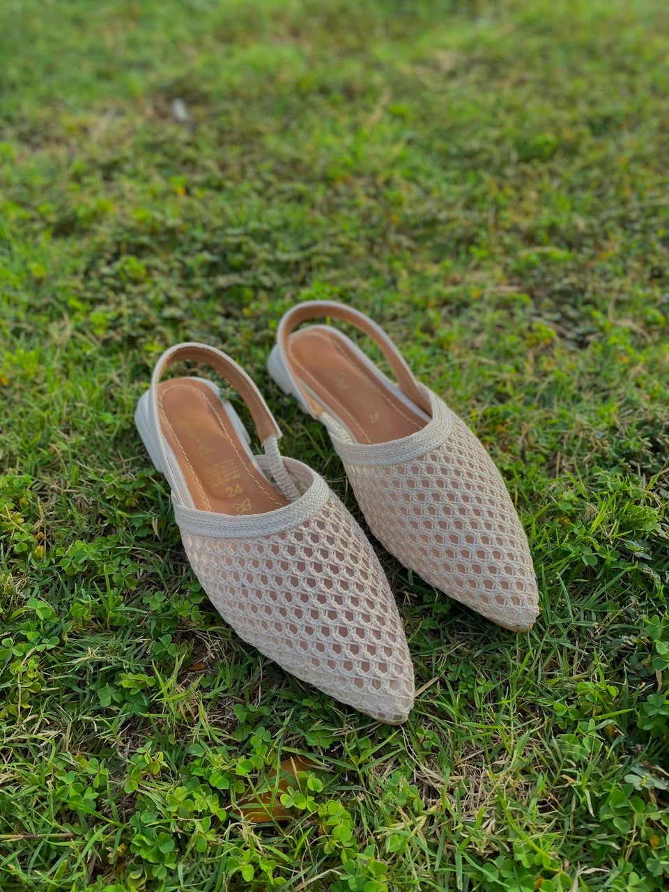 Flats malla beige 1518