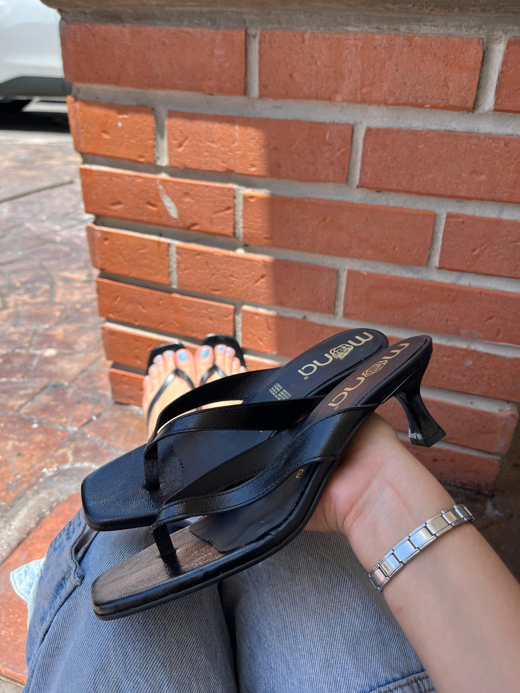 Zapatilla tacón bajo 831