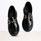 Mocasines de charol con Hebilla 332