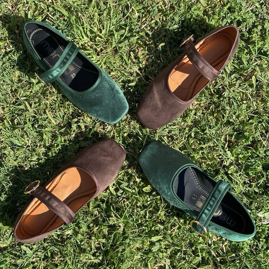 Flats de gamuza 4067R