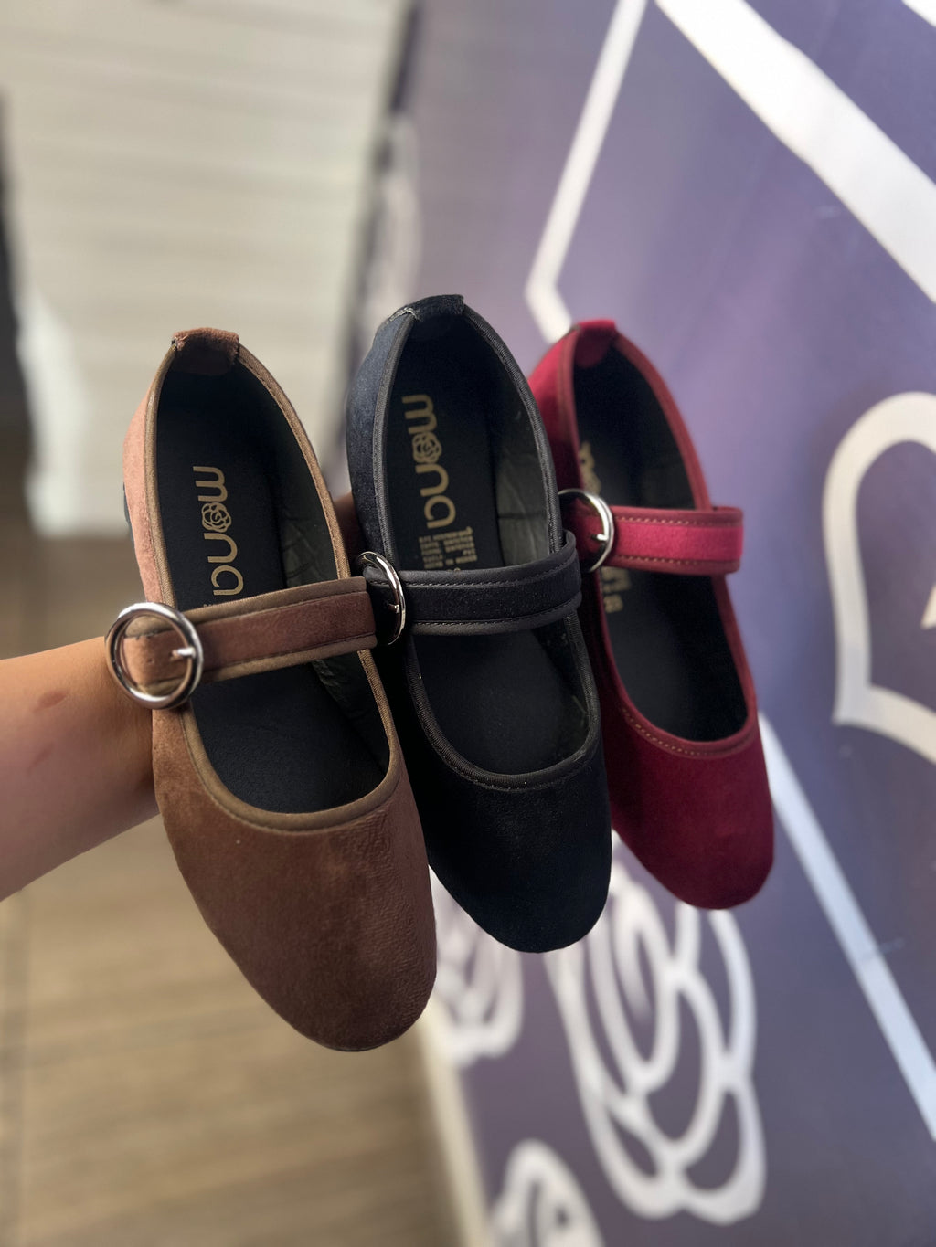 Flats de gamuza 140