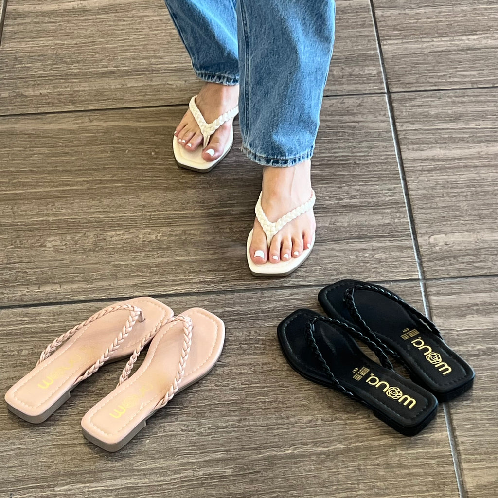 Sandalia de trenza 516