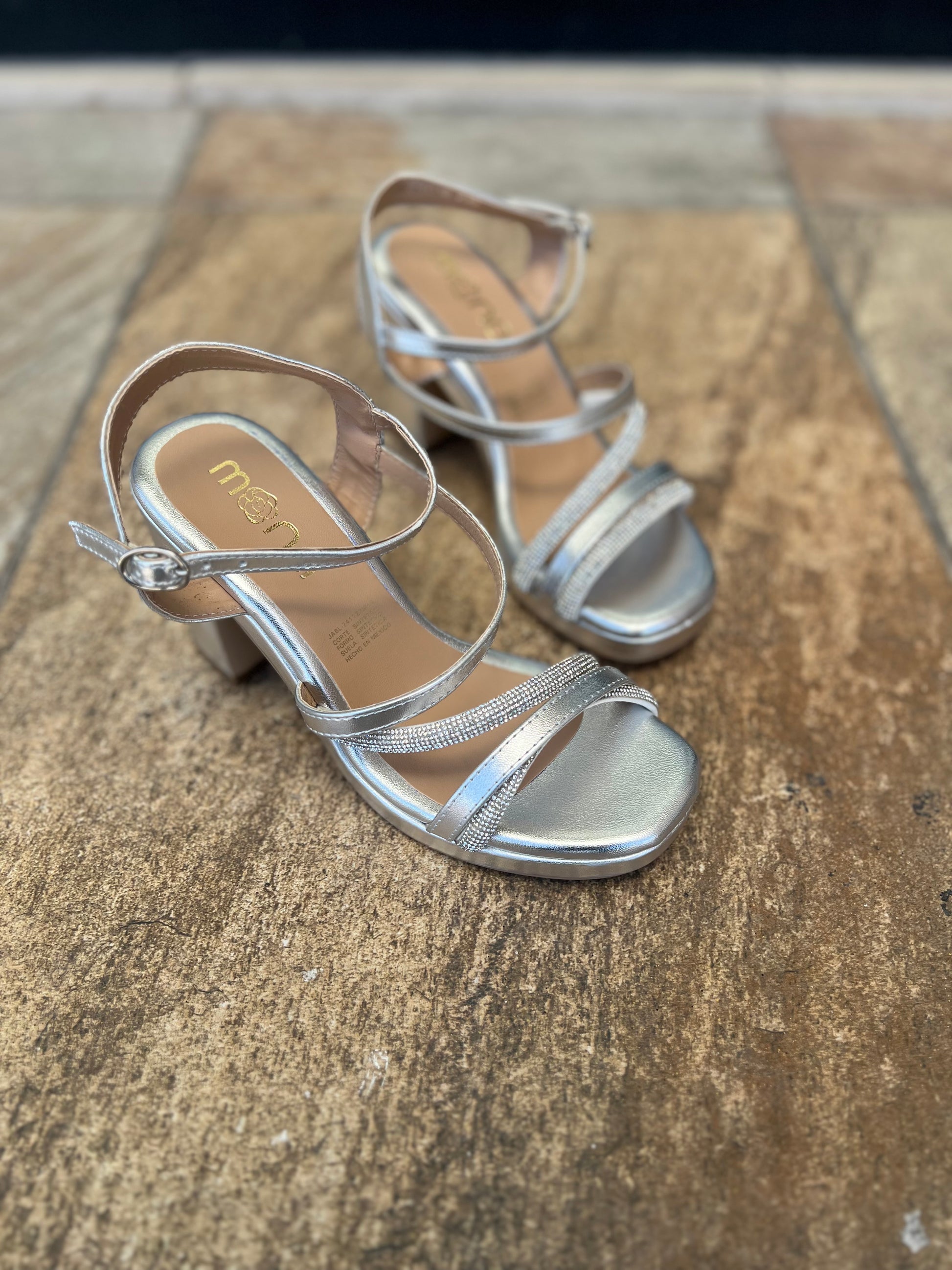 Zapatillas 250338 plata