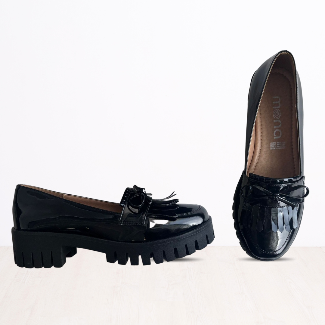 Mocasines con moñito 9098