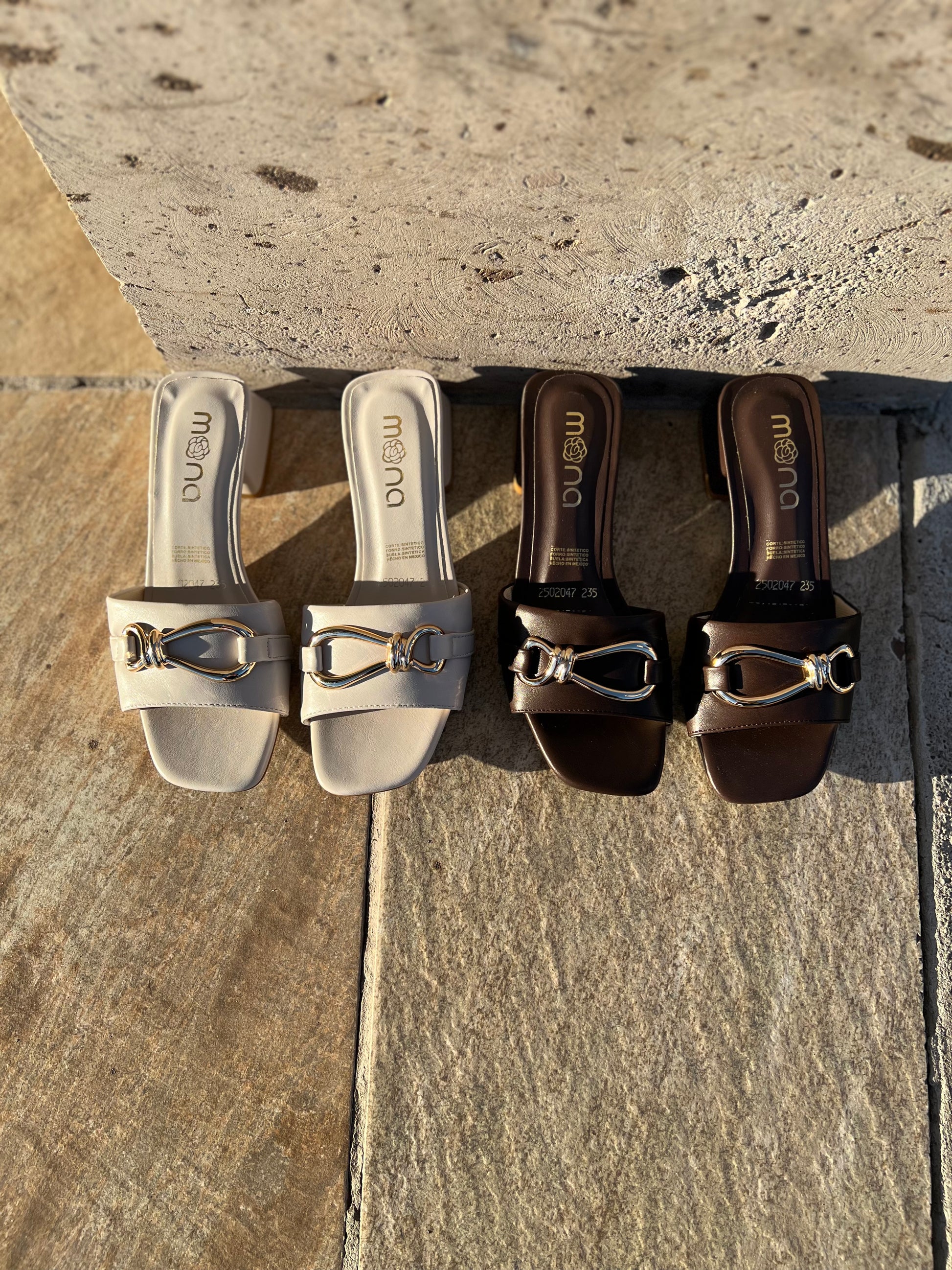 Sandalia tacón bajo 252072