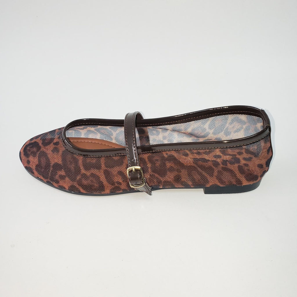 Flats malla leopardo 951
