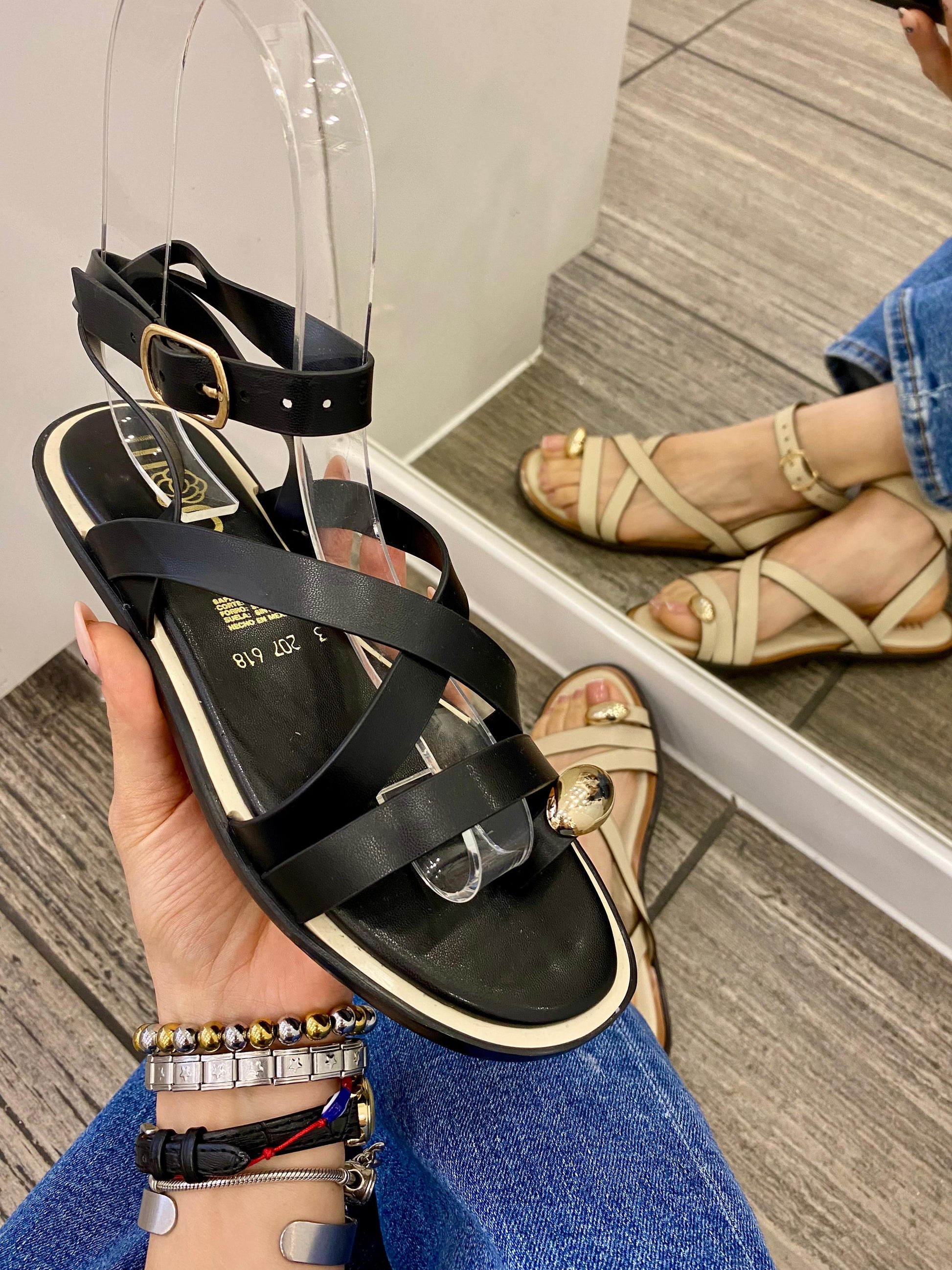 Sandalia tiras gruesas 207