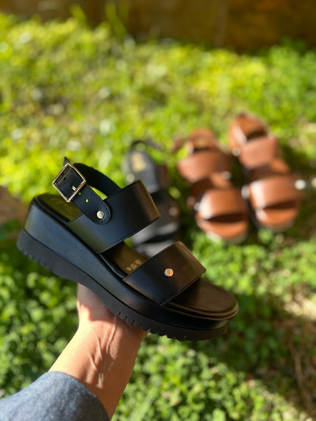 Sandalia con plataforma 1505