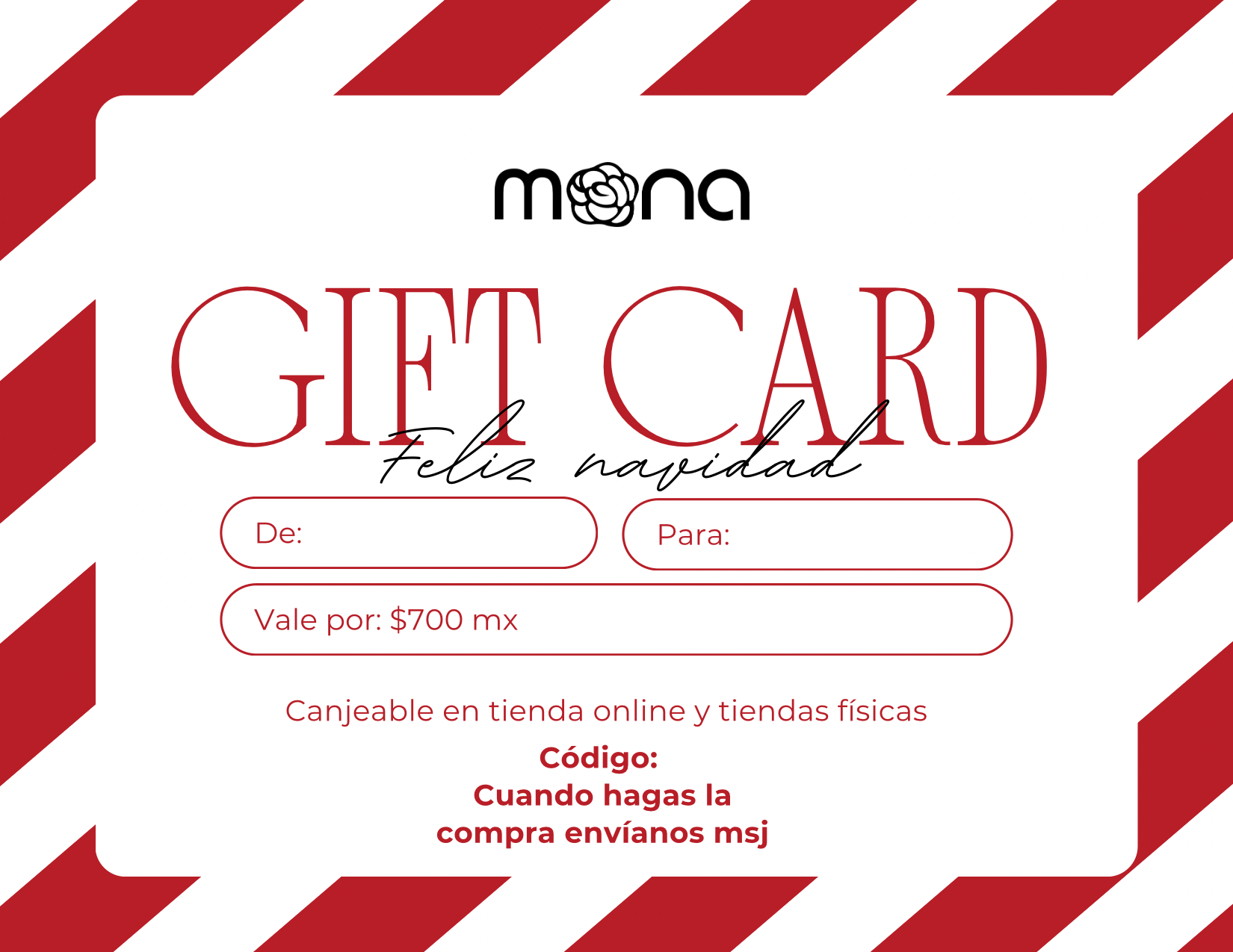 GIFT CARD MONA