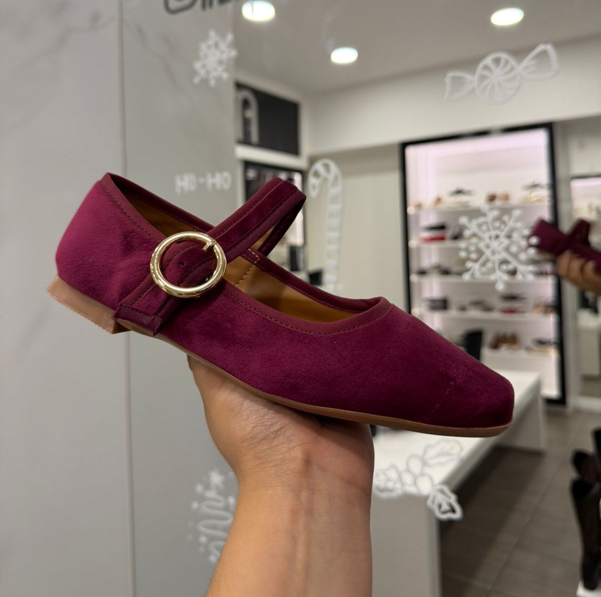 Flats de gamuza 4067R