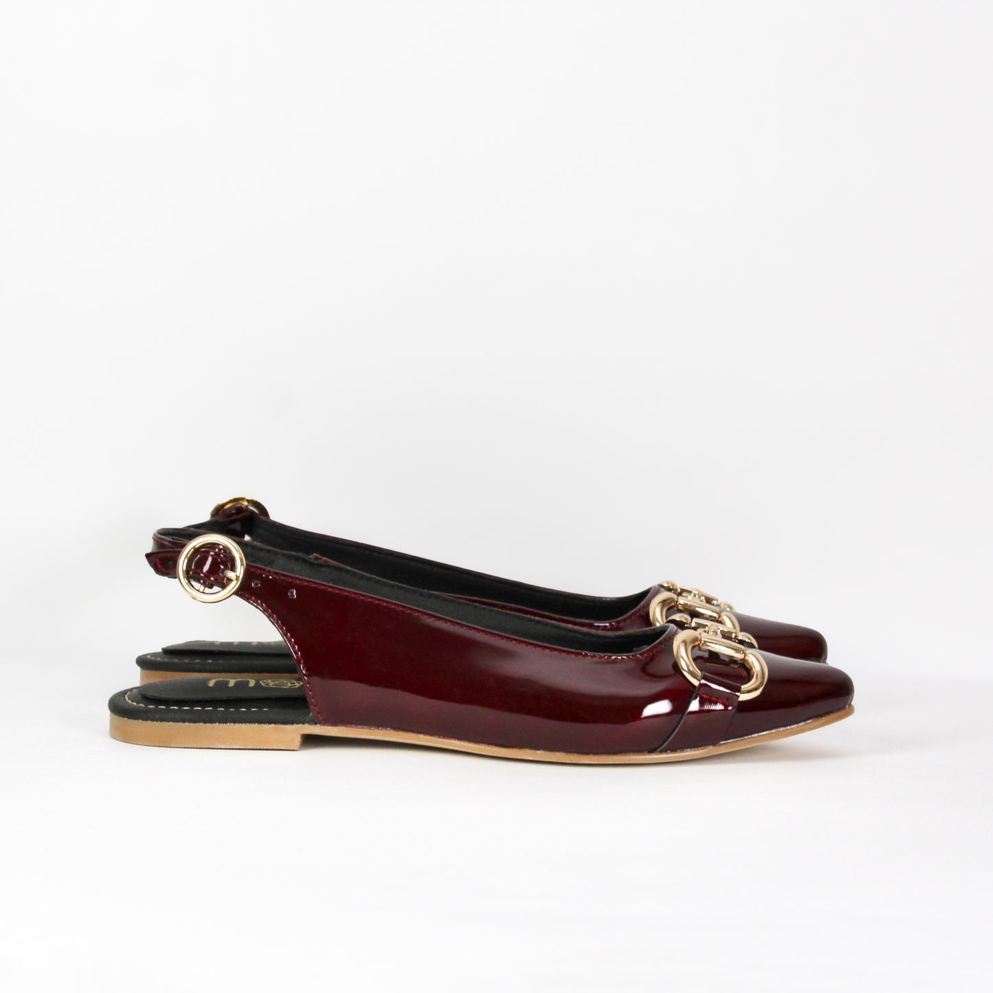 Flats de charol con hebilla 4265RR
