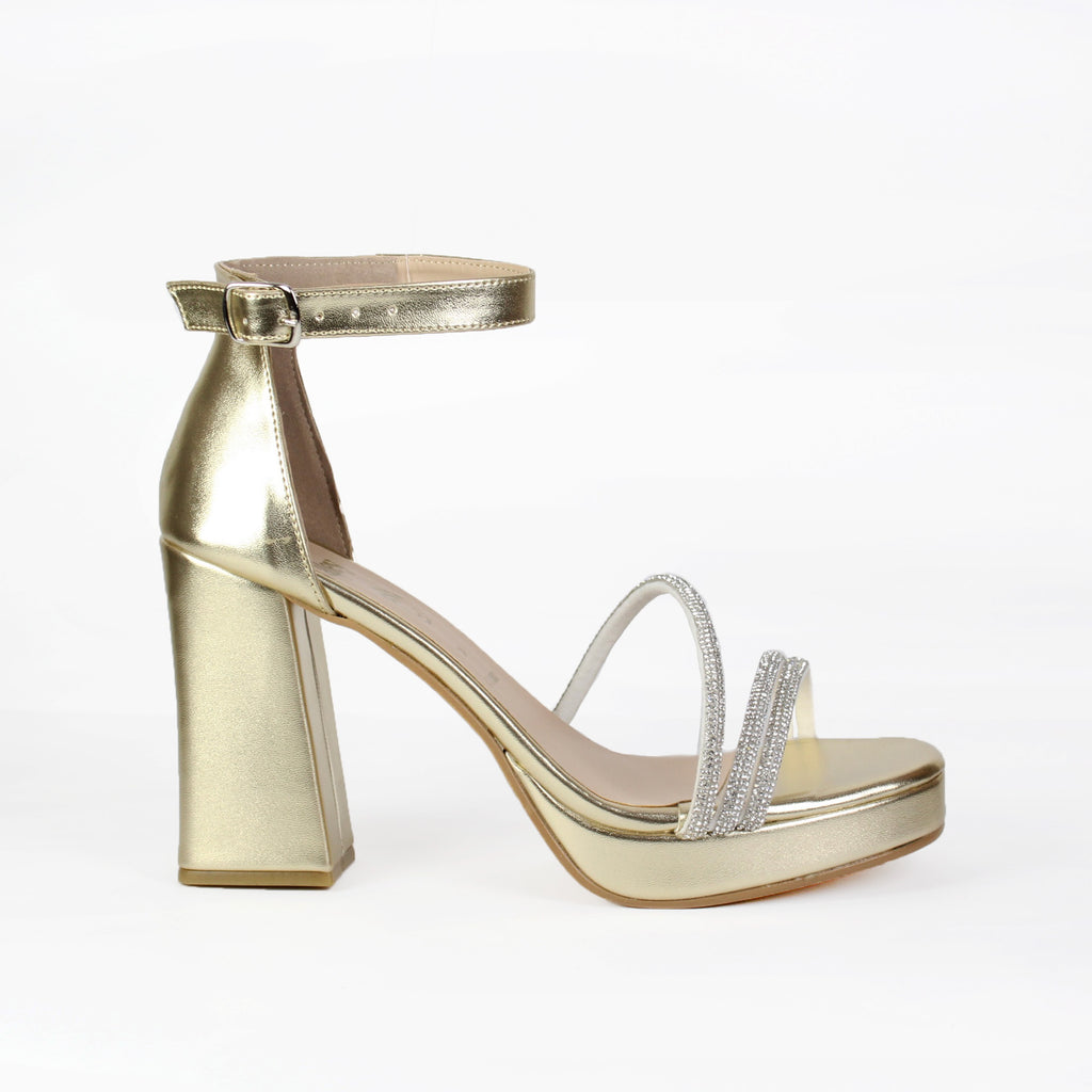 Zapatilla de tira con Brillos 3007-F