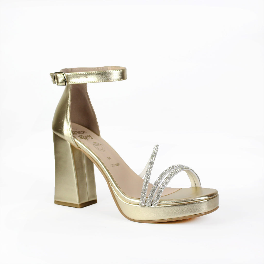 Zapatilla de tira con Brillos 3007-F