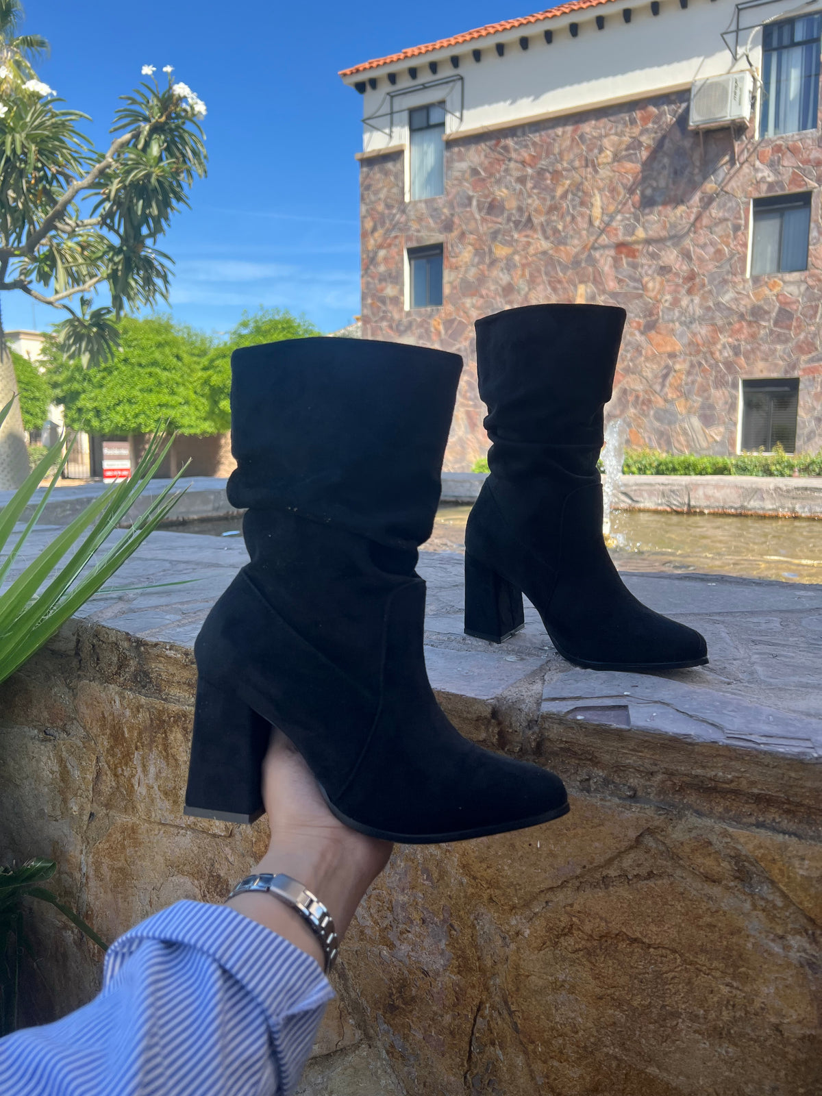 Bota de gamuza 4007