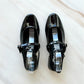 Flats de Charol Negro 5014