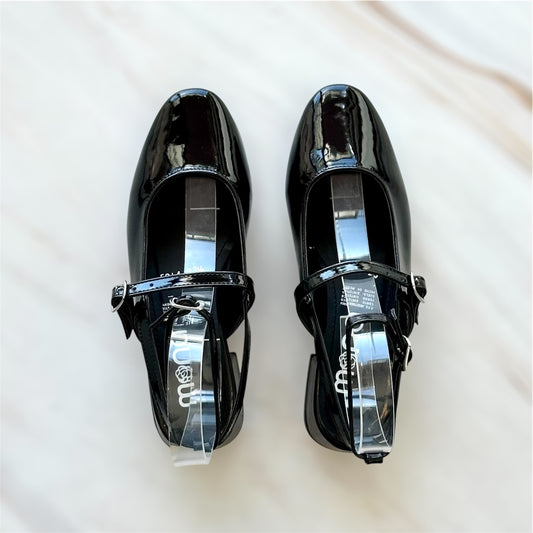 Flats de Charol Negro 5014