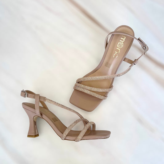 Zapatilla con tira de brillos 252661