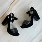 Zapatilla tacón cuadrado 925