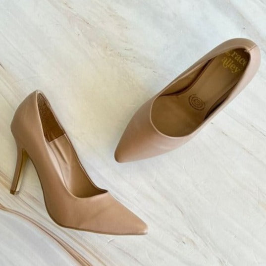 Zapatilla Cerrada con Tacón Aguja 2970