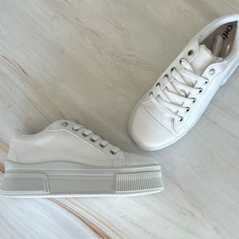 Tennis Blancos con Plataforma 127