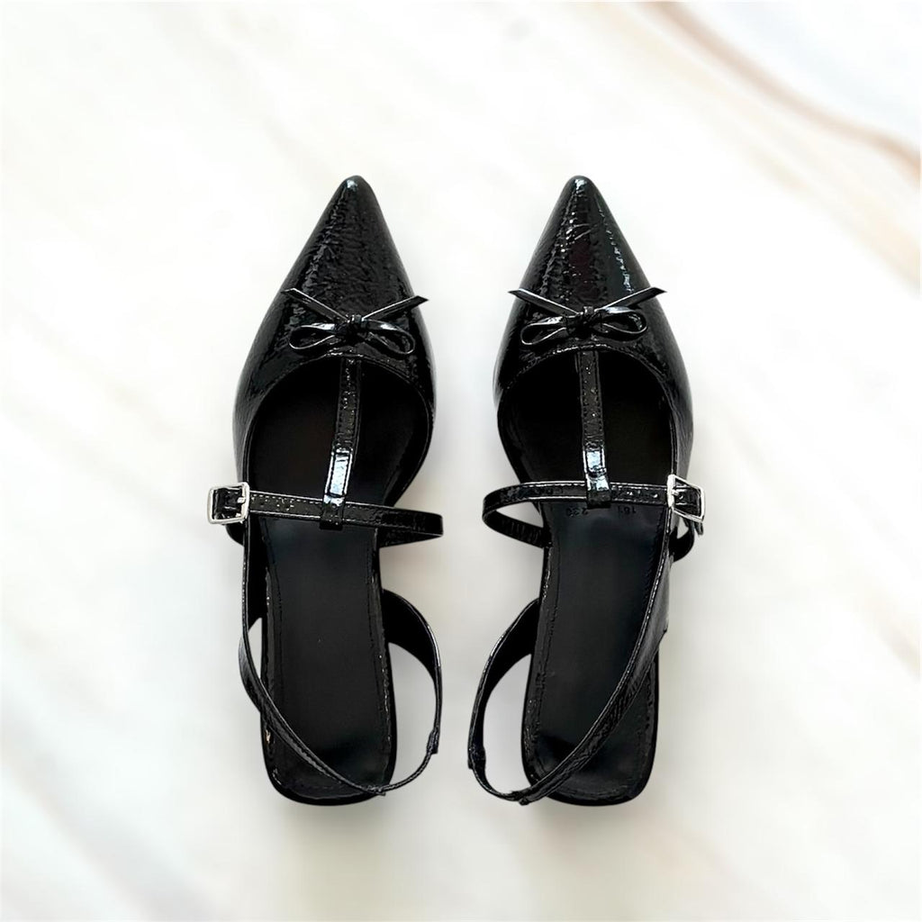 Flats con Moño y Tiras 161GL