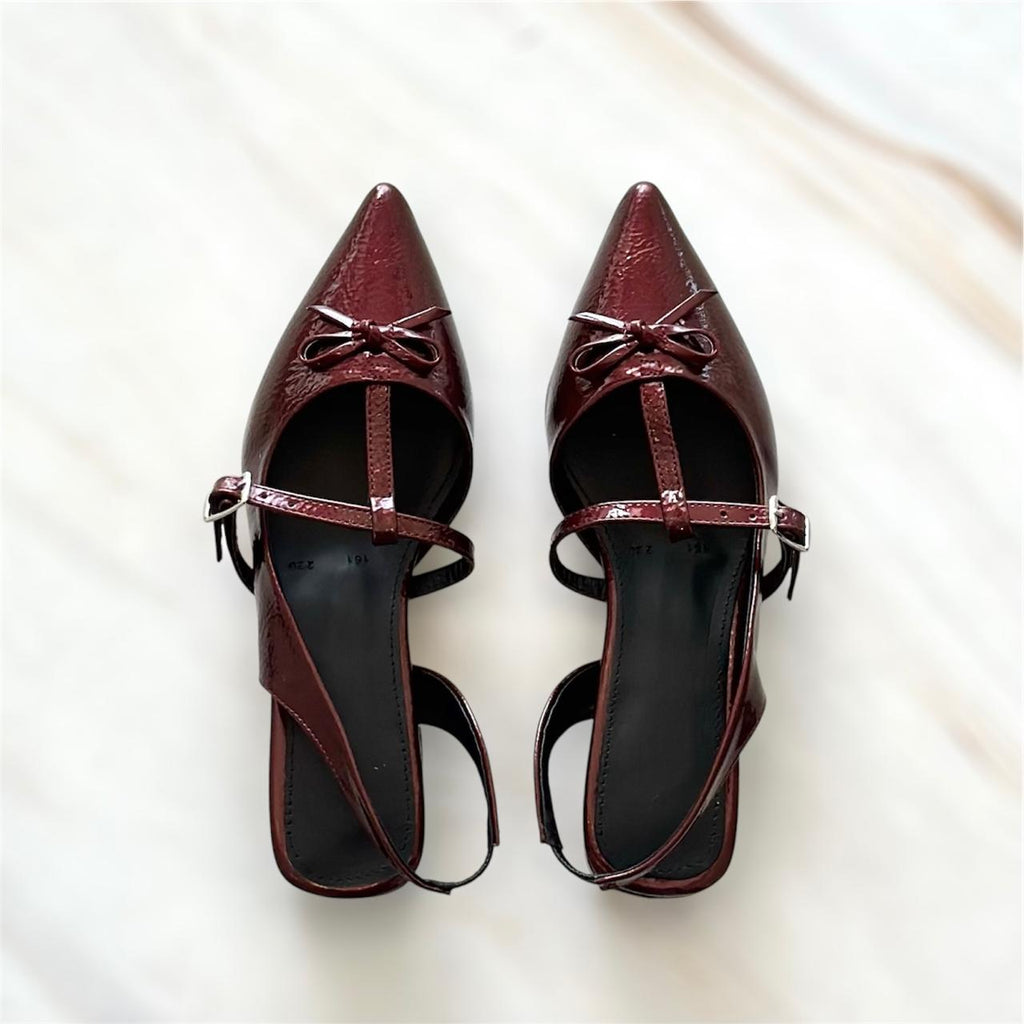 Flats con Moño y Tiras 161GL